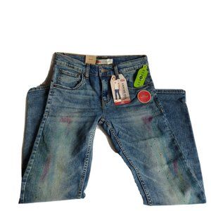 Levi's 510 Skinny Cozy Kids 16 Reg 28x30 Unique Leg Coloring Repreve Jeans